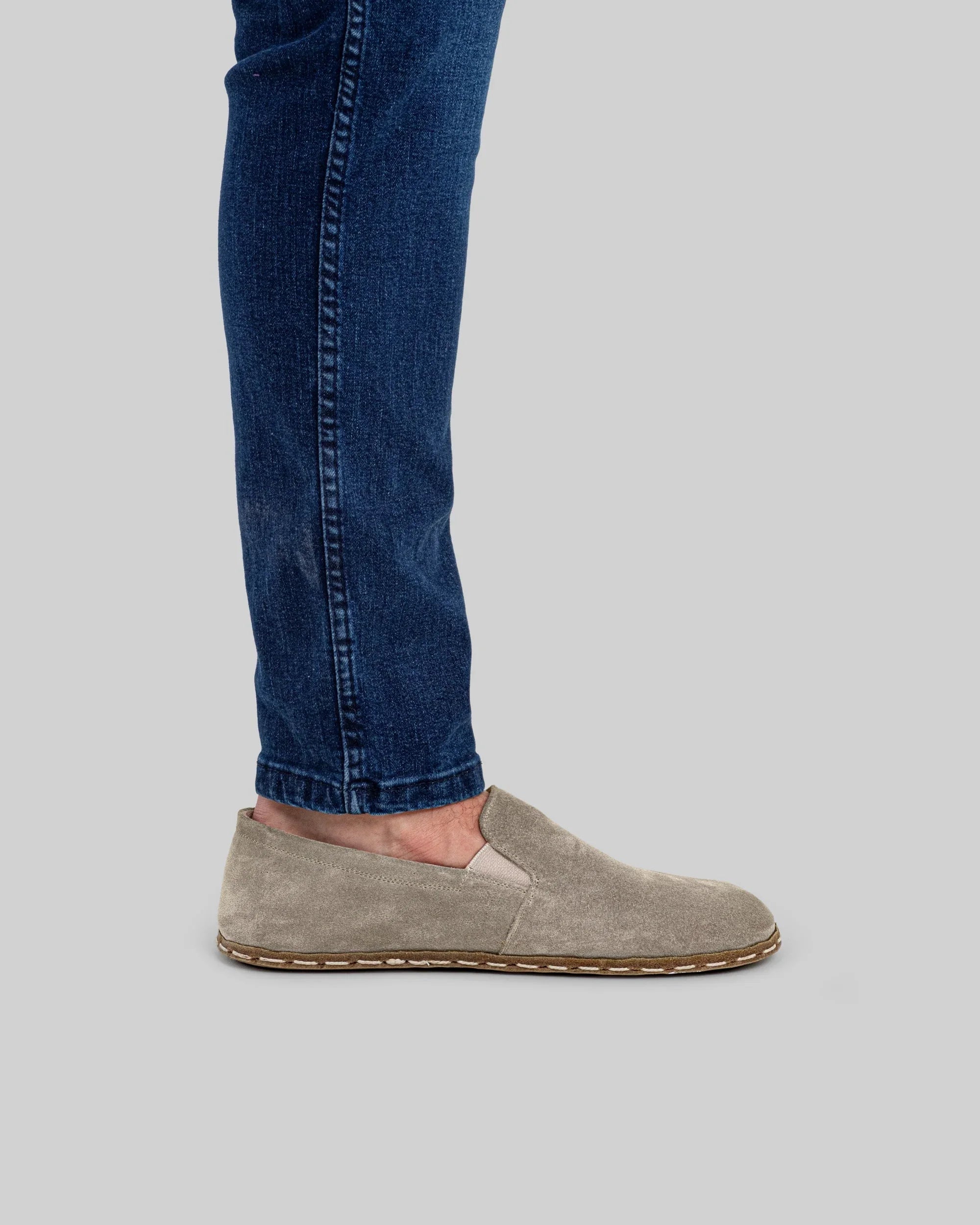 Detail Leather Barefoot Shoes - Handcrafted Calf Leather Turkey | Bespoky