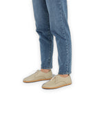Detail Beige Oxford Shoes - Handcrafted Calf Leather Turkey | Bespoky