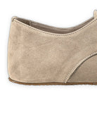 Top view Beige Nubuck Oxford Shoes - Handcrafted Calf Leather | Bespoky