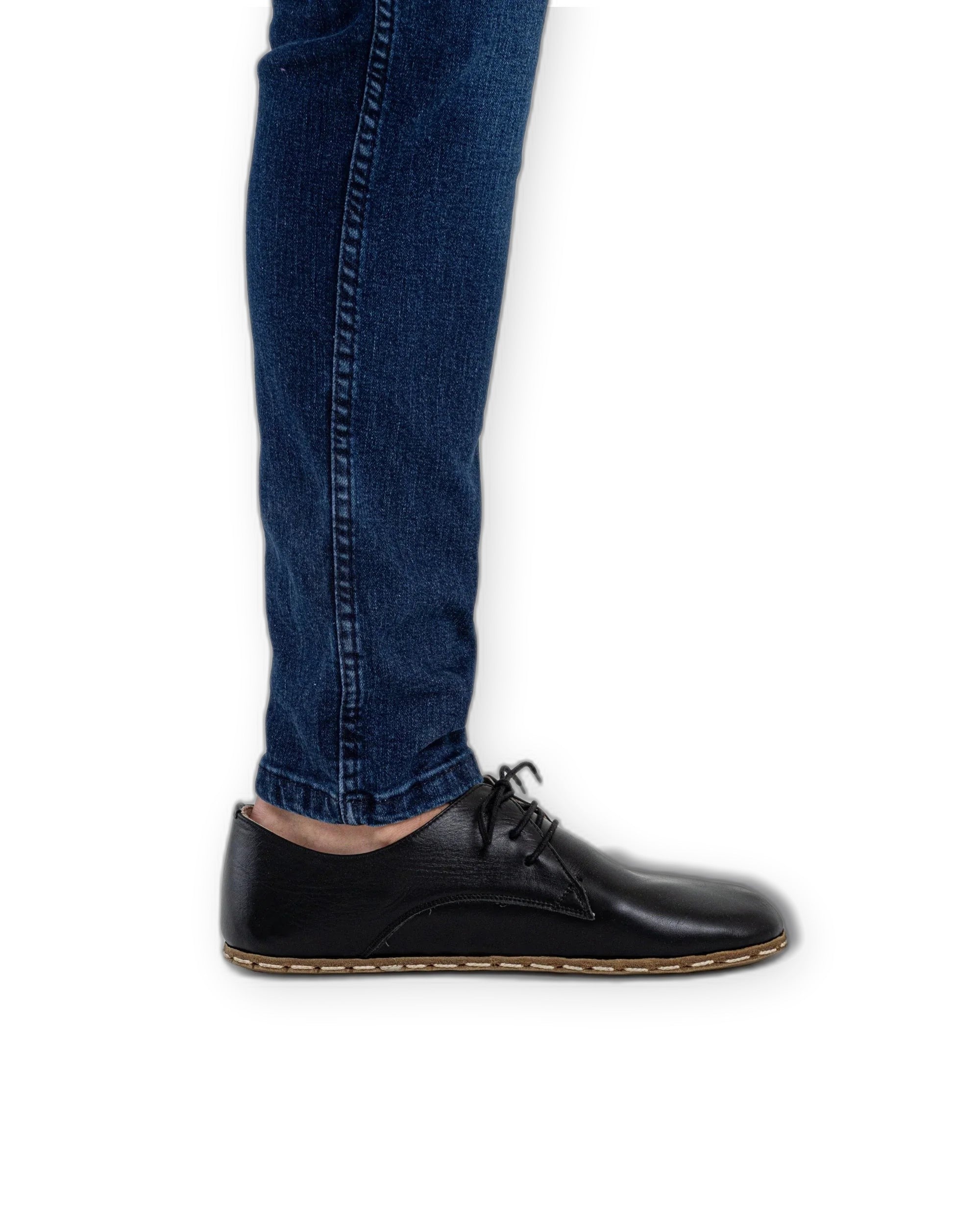 Back view Black Oxford Shoes - Calf Leather Handcrafted | Bespoky