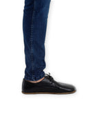 Pair Black Oxford Shoes - Barefoot Wide Toe Calf Leather | Bespoky