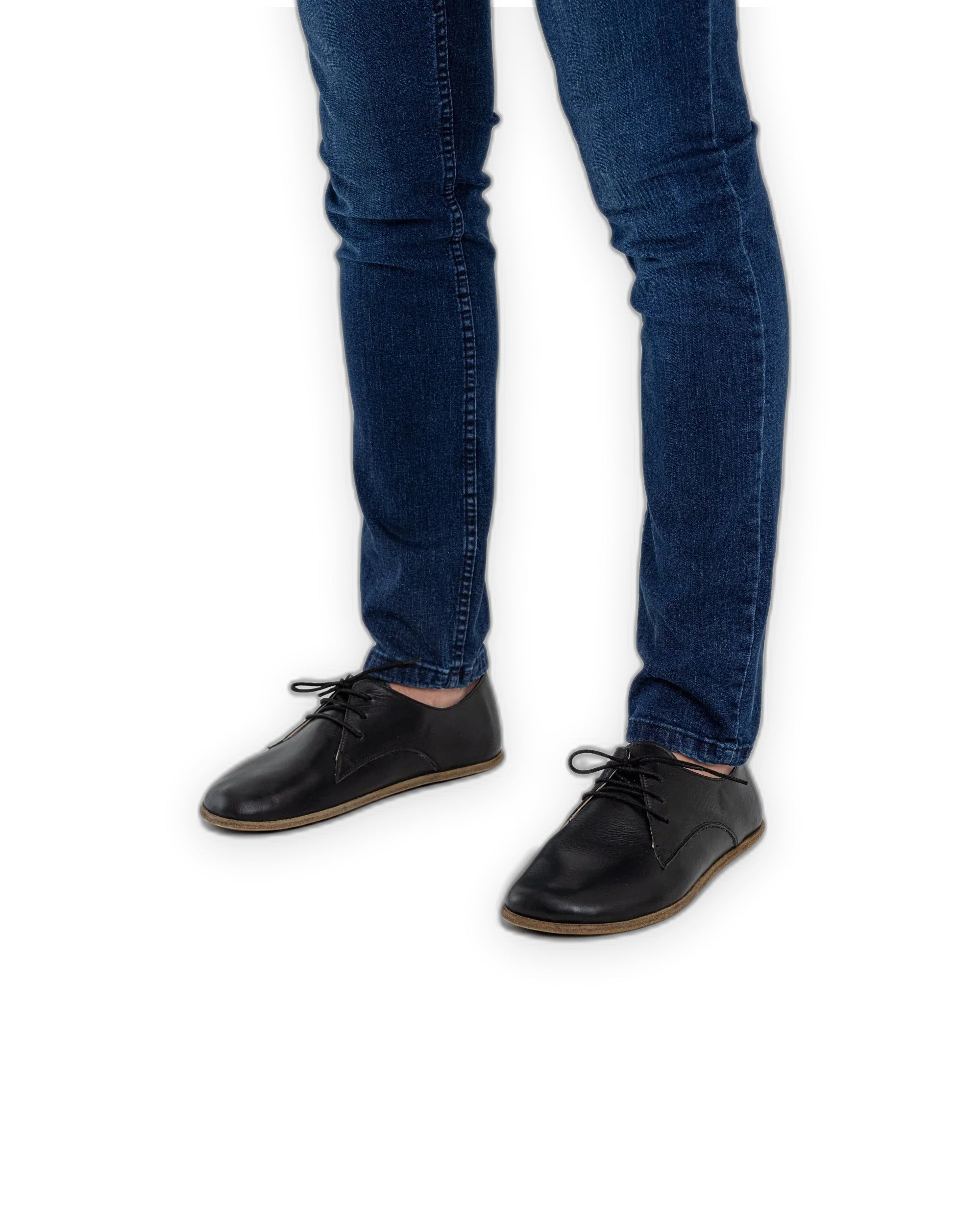 Back view Black Oxford Shoes - Calf Leather Handcrafted | Bespoky