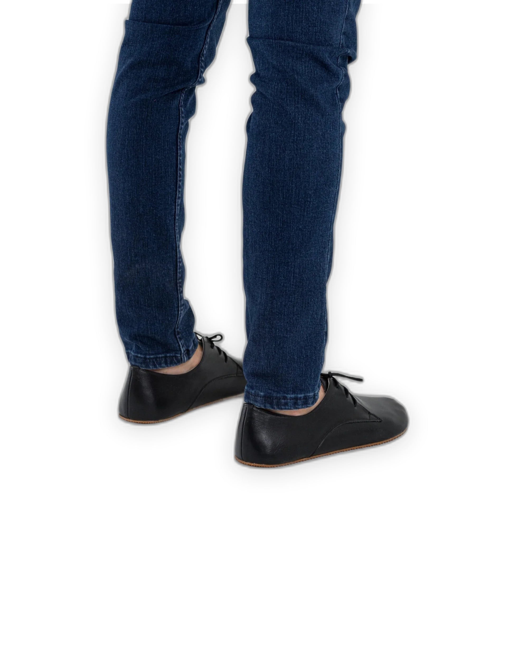 Detail Black Oxford Shoes - Handcrafted Calf Leather Turkey | Bespoky