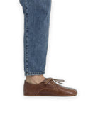 Back view Brown Oxford Shoes - Calf Leather Handcrafted | Bespoky