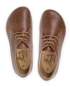Side view Brown Oxford Shoes - Calf Leather Zero Drop | Bespoky