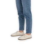 Pair Cream Oxford Shoes - Barefoot Wide Toe Calf Leather | Bespoky
