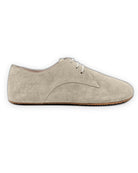 Top view Cream Suede Oxford Shoes - Handcrafted Calf Leather | Bespoky