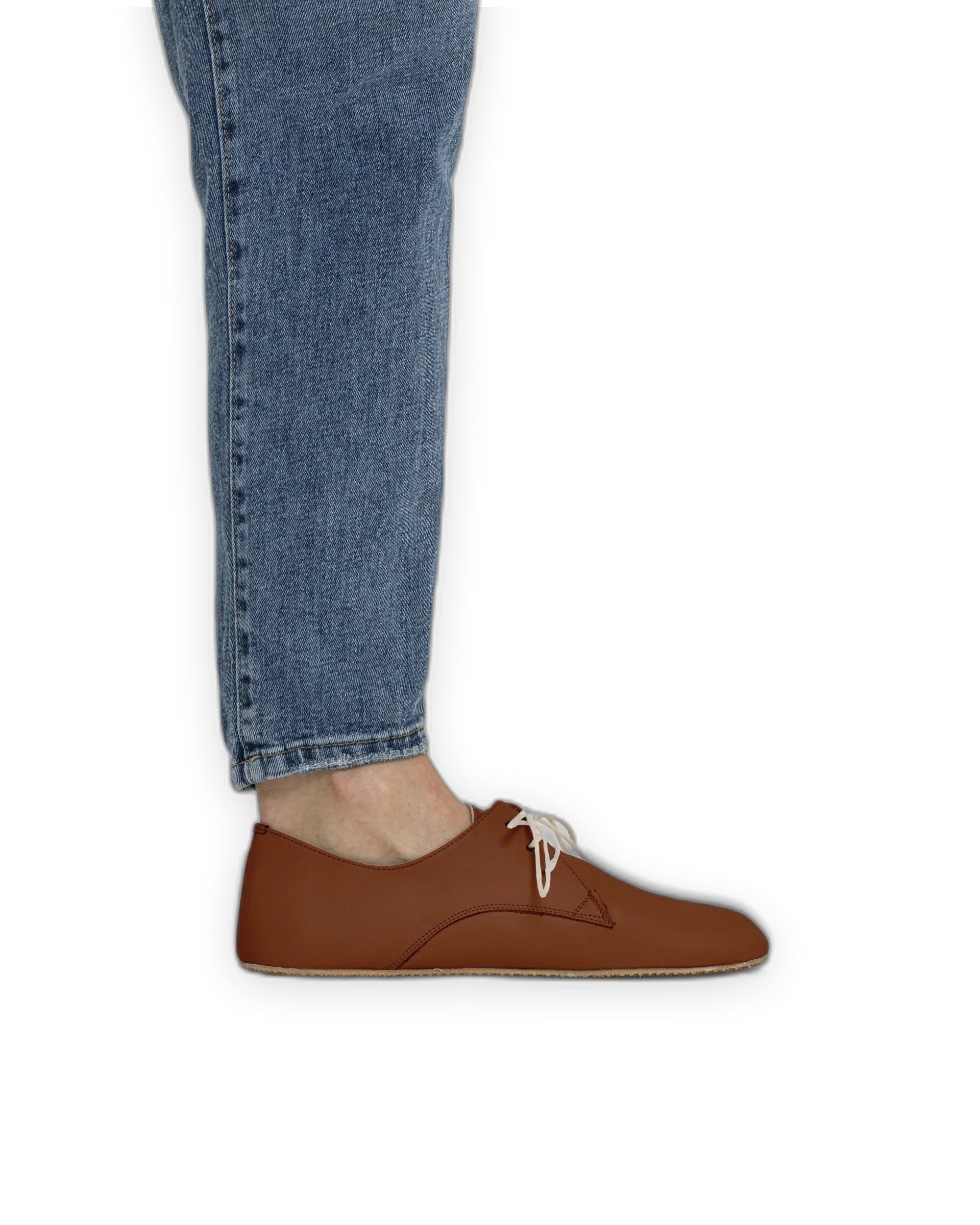 Top view Dark Brown Oxford Shoes - Handcrafted Calf Leather | Bespoky