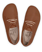 Back view Dark Brown Oxford Shoes - Calf Leather Handcrafted | Bespoky