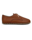Side view Dark Brown Oxford Shoes - Calf Leather Zero Drop | Bespoky