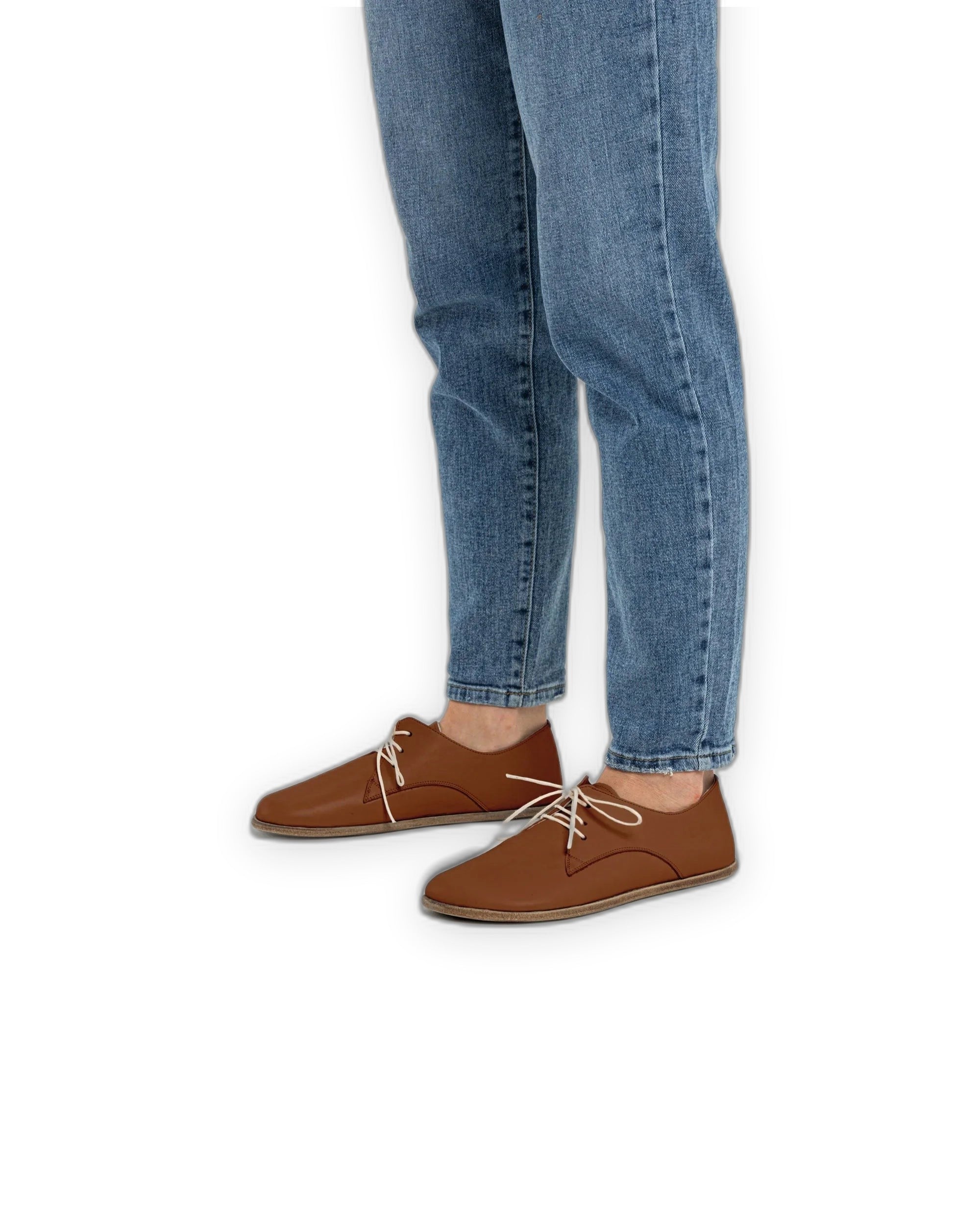 Top view Dark Brown Oxford Shoes - Handcrafted Calf Leather | Bespoky