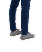 Top view Grey Suede Oxford Shoes - Handcrafted Calf Leather | Bespoky