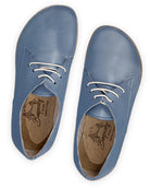 Side view Jean Blue Oxford Shoes - Calf Leather Zero Drop | Bespoky