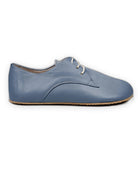 Detail Jean Blue Oxford Shoes - Handcrafted Calf Leather Turkey | Bespoky