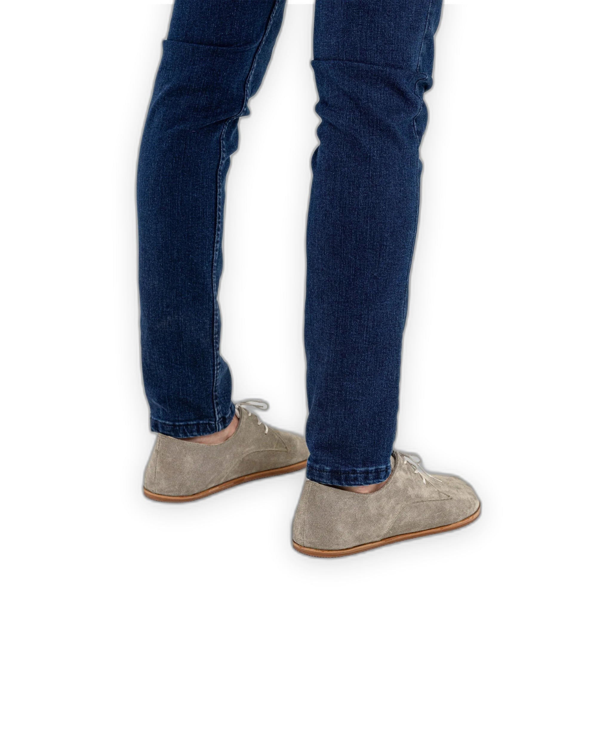 Detail Suede Oxford Shoes - Handcrafted Calf Leather Turkey | Bespoky