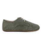 Side view Suede Oxford Shoes - Calf Leather Zero Drop | Bespoky