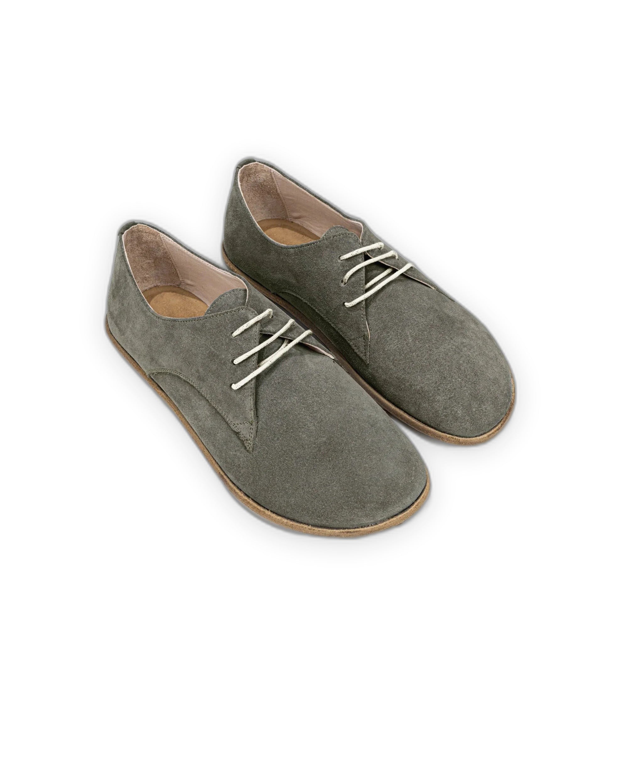 Men's Suede Oxford Shoes - Handcrafted Calf Leather Wide Toe Box | Bespoky