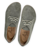 Side view Suede Oxford Shoes - Calf Leather Zero Drop | Bespoky