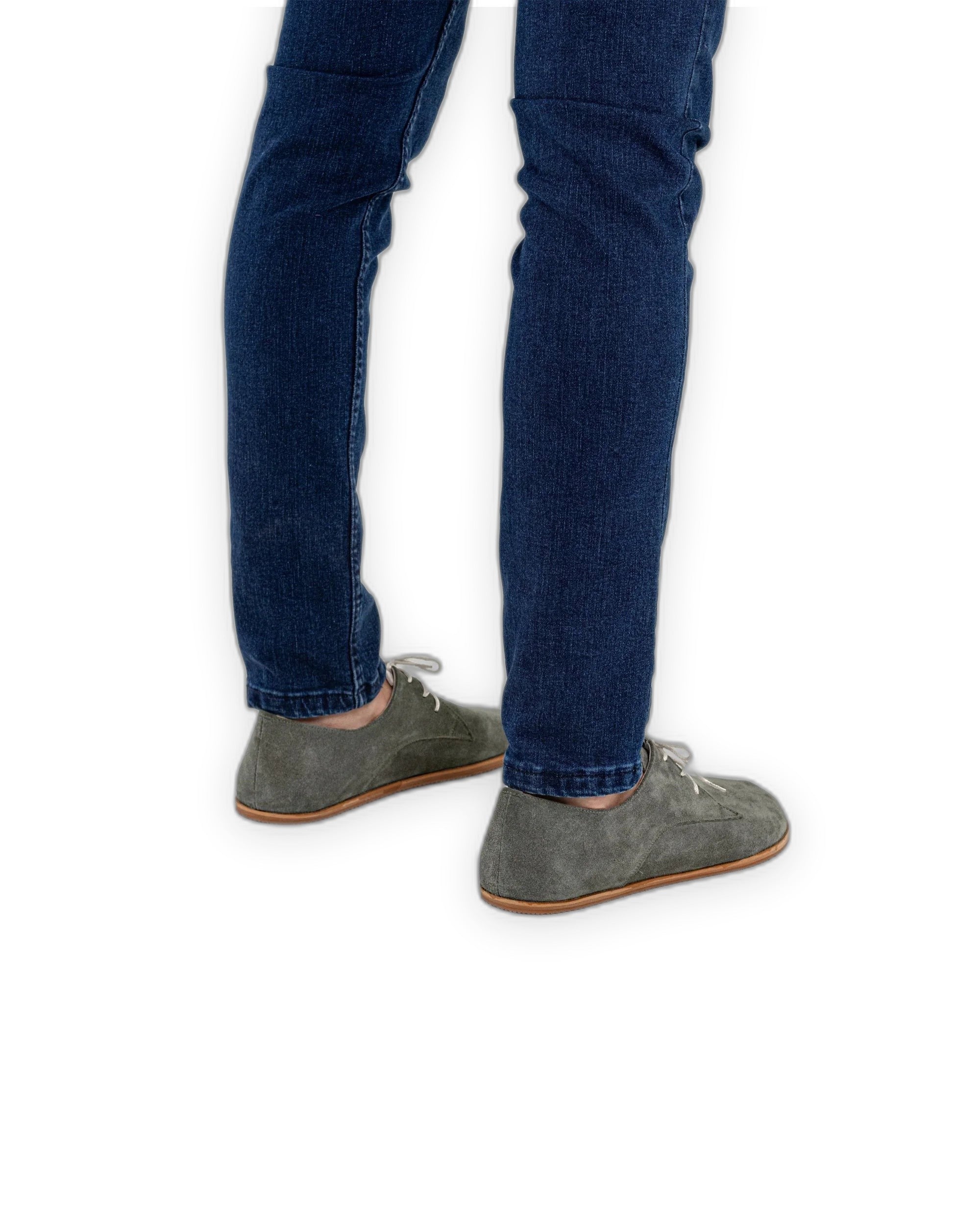 Detail Suede Oxford Shoes - Handcrafted Calf Leather Turkey | Bespoky