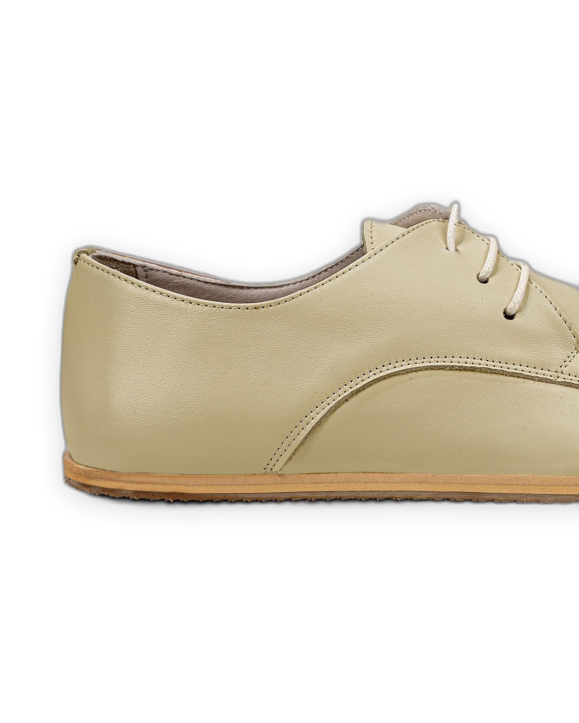 Top view Yellow Oxford Shoes - Handcrafted Calf Leather | Bespoky