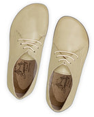 Side view Yellow Oxford Shoes - Calf Leather Zero Drop | Bespoky