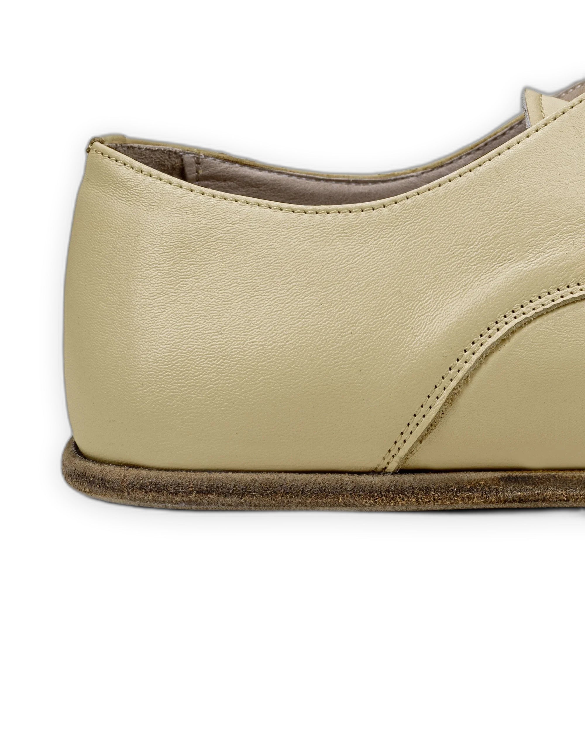 Top view Yellow Oxford Shoes - Handcrafted Calf Leather | Bespoky