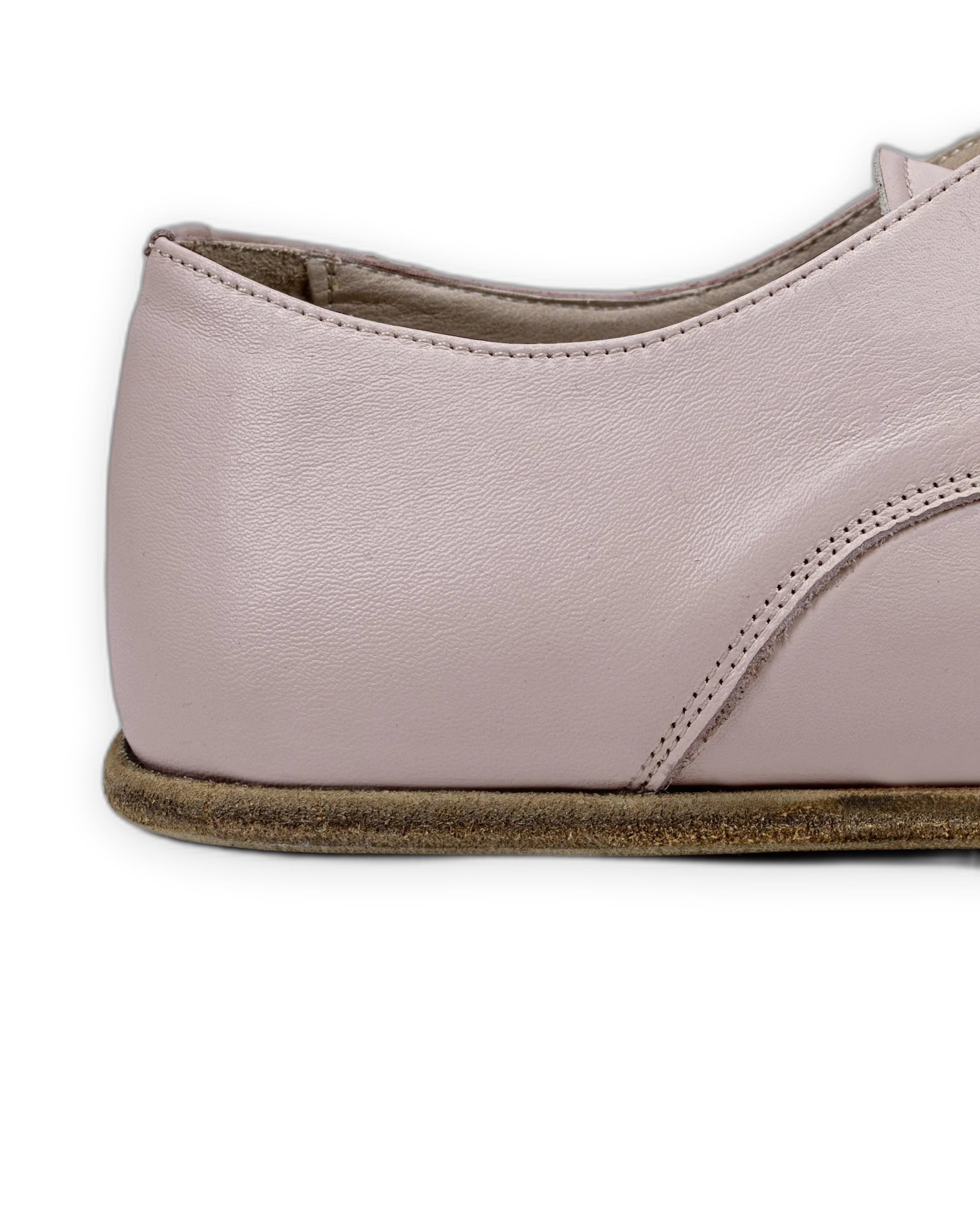 Top view Pink Oxford Shoes - Handcrafted Calf Leather | Bespoky