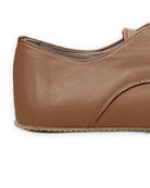 Top view Tan Oxford Shoes - Handcrafted Calf Leather | Bespoky