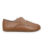 Detail Tan Oxford Shoes - Handcrafted Calf Leather Turkey | Bespoky