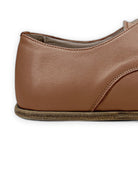 Top view Tan Oxford Shoes - Handcrafted Calf Leather | Bespoky