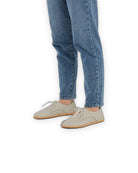 Top view Lucas Beige Oxford Shoes - Handcrafted Calf Leather | Bespoky