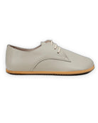 Back view Lucas Beige Oxford Shoes - Calf Leather Handcrafted | Bespoky