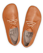 Side view Orange Oxford Shoes - Calf Leather Zero Drop | Bespoky