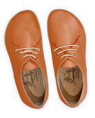 Top view Orange Oxford Shoes - Handcrafted Calf Leather | Bespoky