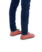 Top view Pink Suede Oxford Shoes - Handcrafted Calf Leather | Bespoky