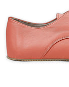 Top view Pomegranate Oxford Shoes - Handcrafted Calf Leather | Bespoky