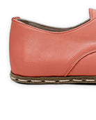 Close-up calf leather - Pomegranate Oxford Shoes Detail | Bespoky