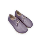 Men's Purple Oxford Shoes - Handcrafted Calf Leather Wide Toe Box | Bespoky