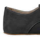 Side view Smoked Nubuck Oxford Shoes - Calf Leather Zero Drop | Bespoky
