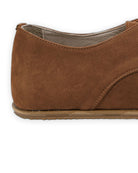 Top view Tan Nubuck Oxford Shoes - Handcrafted Calf Leather | Bespoky