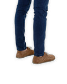 Top view Tan Suede Oxford Shoes - Handcrafted Calf Leather | Bespoky