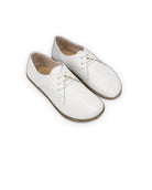Men's White Oxford Shoes - Handcrafted Calf Leather Wide Toe Box | Bespoky