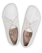 Back view White Oxford Shoes - Calf Leather Handcrafted | Bespoky