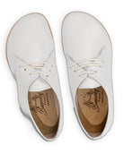 Pair White Oxford Shoes - Barefoot Wide Toe Calf Leather | Bespoky