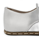 Top view White Oxford Shoes - Handcrafted Calf Leather | Bespoky