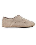 Side view Beige Oxford Shoes - Calf Leather Zero Drop | Bespoky