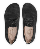 Pair Black Oxford Shoes - Barefoot Wide Toe Calf Leather | Bespoky