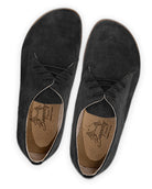 Side view Black Oxford Shoes - Calf Leather Zero Drop | Bespoky