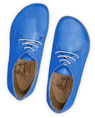 Side view Blue Oxford Shoes - Calf Leather Zero Drop | Bespoky