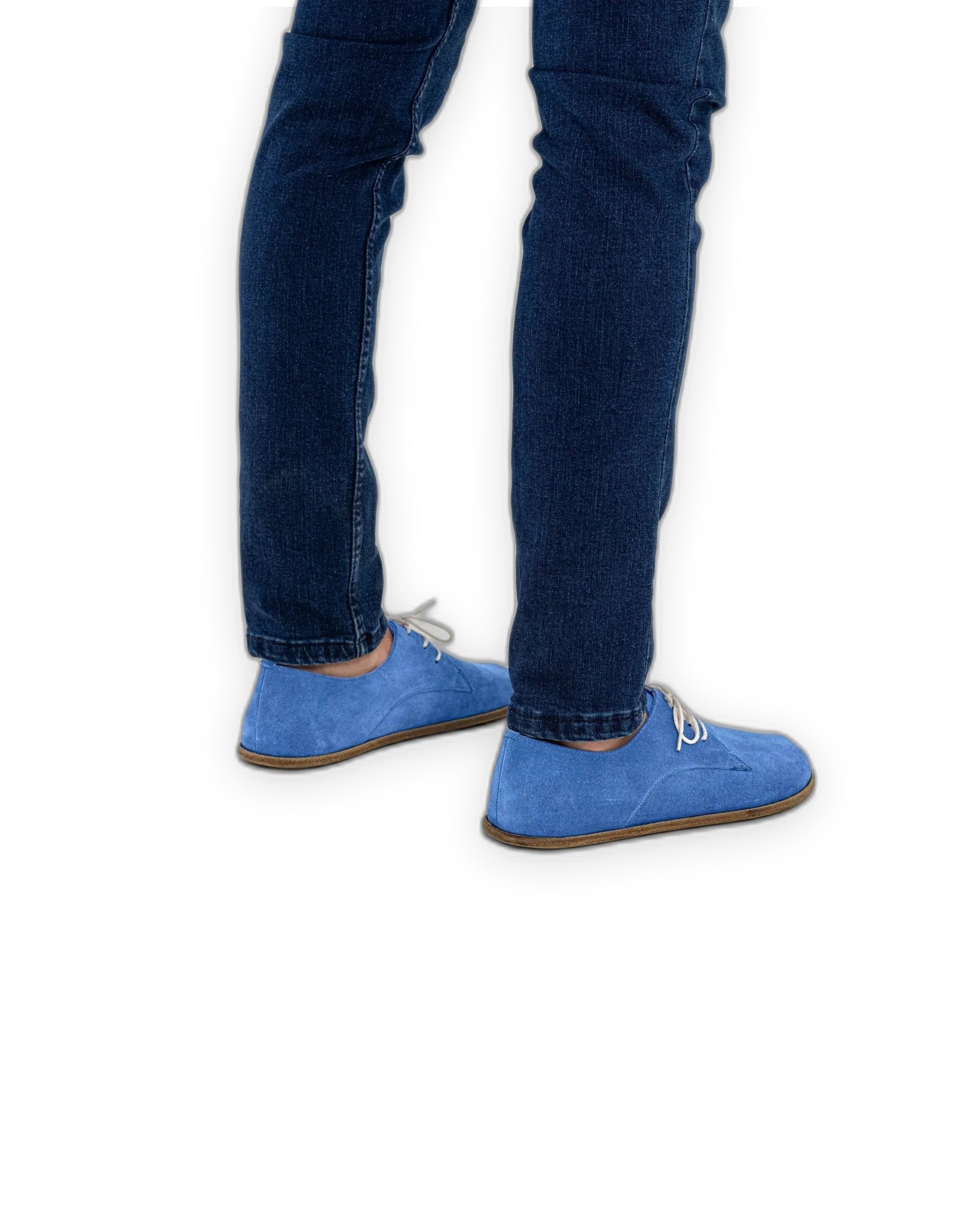 Top view Blue Oxford Shoes - Handcrafted Calf Leather | Bespoky